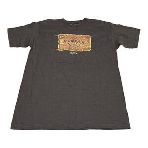 Established Est 1971 Classic Hard Rock Cafe Tampa Shirt Sz Medium Brown Logo NEW